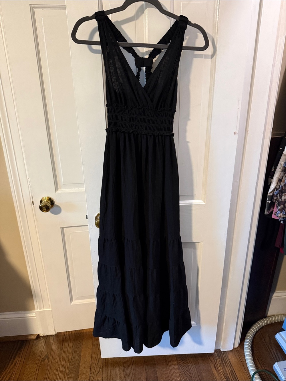 Max Studio Black Maxi Sundress
